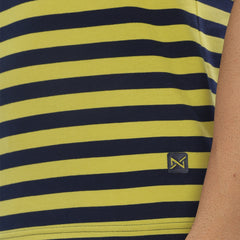 Force NXT Super Combed Cotton Mens Round Neck Pack Of 2 Striped T-shirt