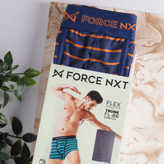 Super Combed Cotton Four Way Stretch Mens Pack of 2 Striped Trunk