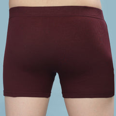 Super Combed Cotton Soft  Mens Pack of 3 Solid Trunk