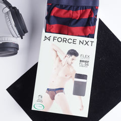 Super Combed Cotton Four Way Stretch Mens Pack of 2 Striped Brief