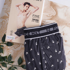 Super Combed Cotton Printed Mens Pack of 2 Trunk