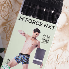 Ultrasoft Super Combed Cotton Elastane Stretch Mens Pack of 2 Printed Trunk