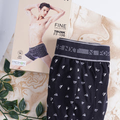 Super Combed Cotton Printed Mens Pack of 2 Trunk