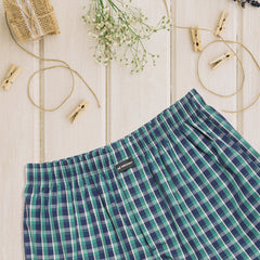 Force NXT Super Combed Cotton Mens Checks Boxer Shorts