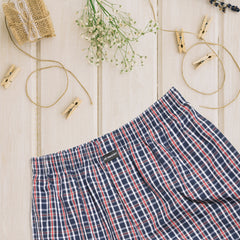 Force NXT Super Combed Cotton Mens Checks Boxer Shorts