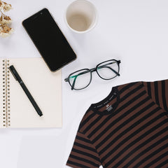 Force NXT Super Combed Cotton Mens Round Neck Striped T-Shirt