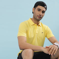 Force NXT Super Combed Cotton Mens Collared Polo Solid T-Shirt