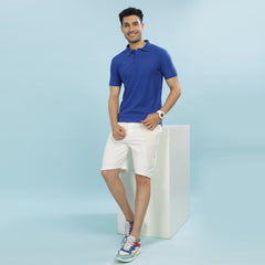 Force NXT Super Combed Cotton Mens Collared Polo Solid T-Shirt