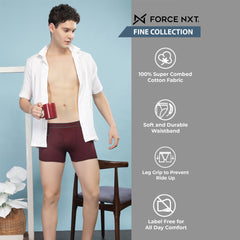 Super Combed Cotton Solid Mens Pack of 2 Trunk