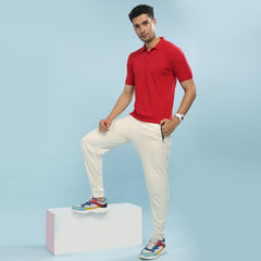 Force NXT Super Combed Cotton Mens Collared Polo Solid T-Shirt