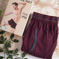 Super Combed Cotton Mens Pack of 3 Solid Mini Trunk