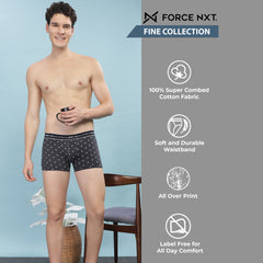 Super Combed Cotton Printed Mens Pack of 2 Trunk