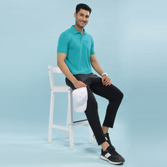 Force NXT Super Combed Cotton Mens Collared Polo Solid T-Shirt