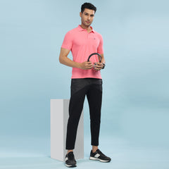 Force NXT Super Combed Cotton Mens Collared Polo Solid T-Shirt
