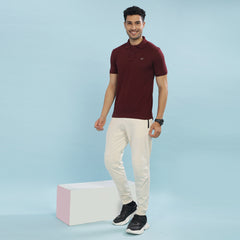 Force NXT Super Combed Cotton Mens Collared Polo Solid T-Shirt