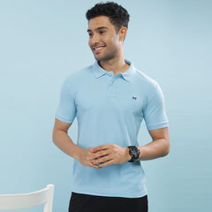 Force NXT Super Combed Cotton Mens Collared Polo Solid T-Shirt