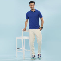 Force NXT Super Combed Cotton Mens Collared Polo Solid T-Shirt