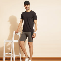 Force NXT Super Combed Cotton Mens Solid Shorts