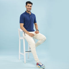 Force NXT Super Combed Cotton Mens Collared Polo Solid T-Shirt