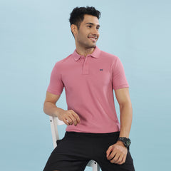 Force NXT Super Combed Cotton Mens Collared Polo Solid T-Shirt