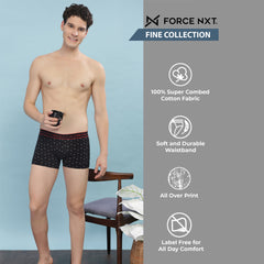 Super Combed Cotton Printed Mens Pack of 2 Trunk