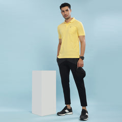 Force NXT Super Combed Cotton Mens Collared Polo Solid T-Shirt