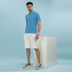Force NXT Super Combed Cotton Mens Collared Polo Solid T-Shirt