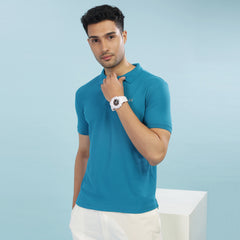 Force NXT Super Combed Cotton Mens Collared Polo Solid T-Shirt