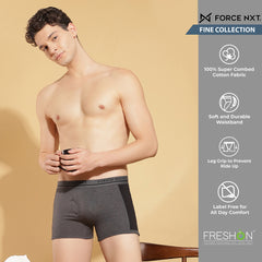 Super Combed Cotton Solid Mens Pack of 3 Trunk