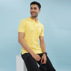 Force NXT Super Combed Cotton Mens Collared Polo Solid T-Shirt