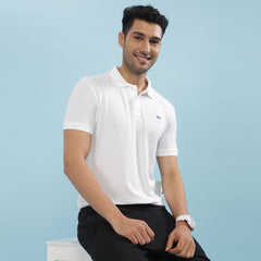 Force NXT Super Combed Cotton Mens Collared Polo Solid T-Shirt