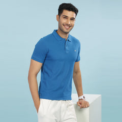 Force NXT Super Combed Cotton Mens Collared Polo Solid T-Shirt