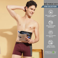 Super Combed Cotton Solid Mens Pack of 3 Trunk