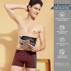 Super Combed Cotton Solid Mens Pack of 3 Trunk