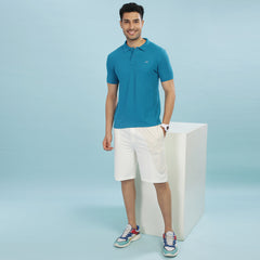 Force NXT Super Combed Cotton Mens Collared Polo Solid T-Shirt