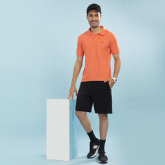 Force NXT Super Combed Cotton Mens Collared Polo Solid T-Shirt