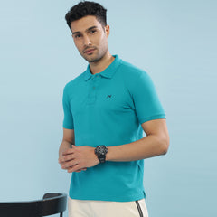 Force NXT Super Combed Cotton Mens Collared Polo Solid T-Shirt