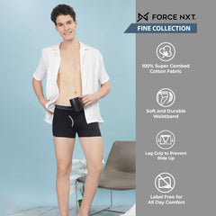 Super Combed Cotton Mens Pack of 2 Solid Mini Trunk