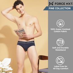 Super Combed Cotton Solid Mens Pack of 2 Brief