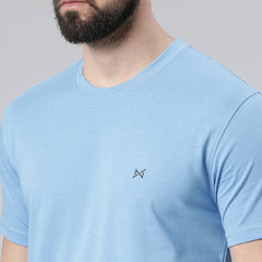 Force NXT Super Combed Cotton Mens Round Neck Pack of 2 Solid T-Shirt