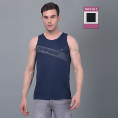 Anti Viral Anti Odour Cool Mens Pack of 2 Tank Top Sports  Vest