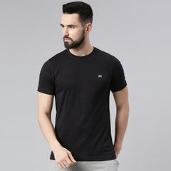 Force NXT Super Combed Cotton Mens Round Neck Solid T-Shirt