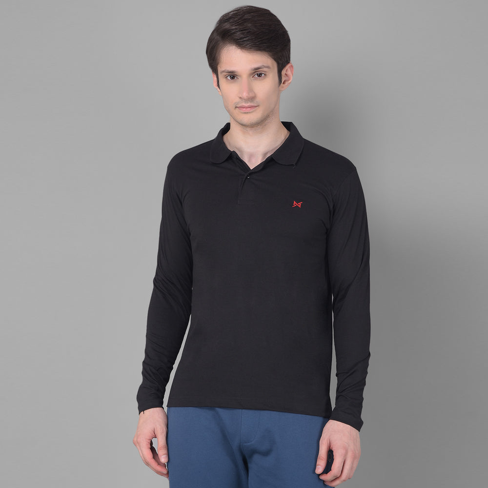 Force NXT Super Combed Cotton Mens Collared Long sleeve Polo T-Shirt