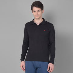 Force NXT Super Combed Cotton Mens Collared Long sleeve Polo T-Shirt