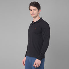 Force NXT Super Combed Cotton Mens Pack of 2 Collared Long sleeve Polo T-Shirt