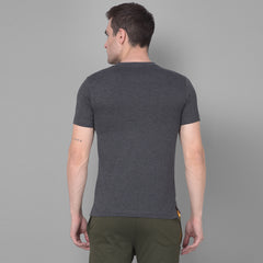 Force NXT Super Combed Cotton Mens Henley Solid T-Shirt