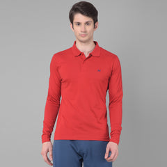 Force NXT Super Combed Cotton Mens Collared Long sleeve Polo T-Shirt