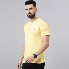 Force NXT Super Combed Cotton Mens Round Neck Pack of 2 Solid T-Shirt