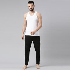 Super Combed Cotton Mens Pack Of 10 White Vest