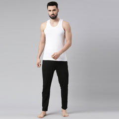 Super Combed Cotton Mens Pack Of 5 White Vest